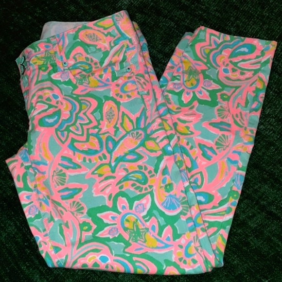 Lilly Pulitzer Denim - Neon Lilly Pulitzer Worth Skinny Mini